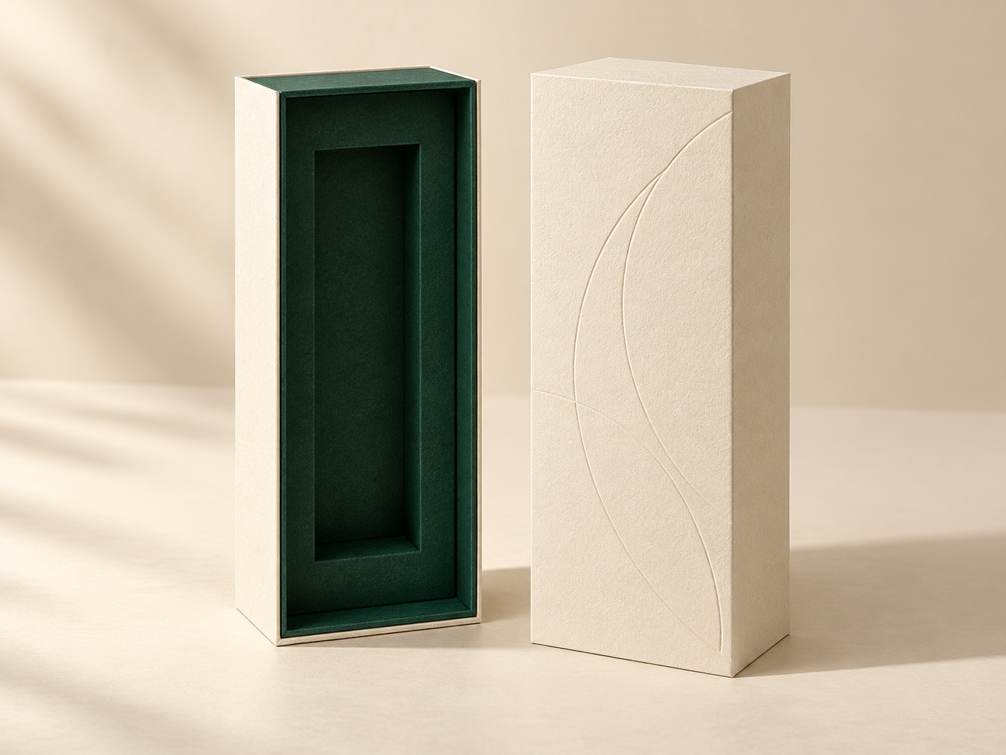 Two-piece fragrance box